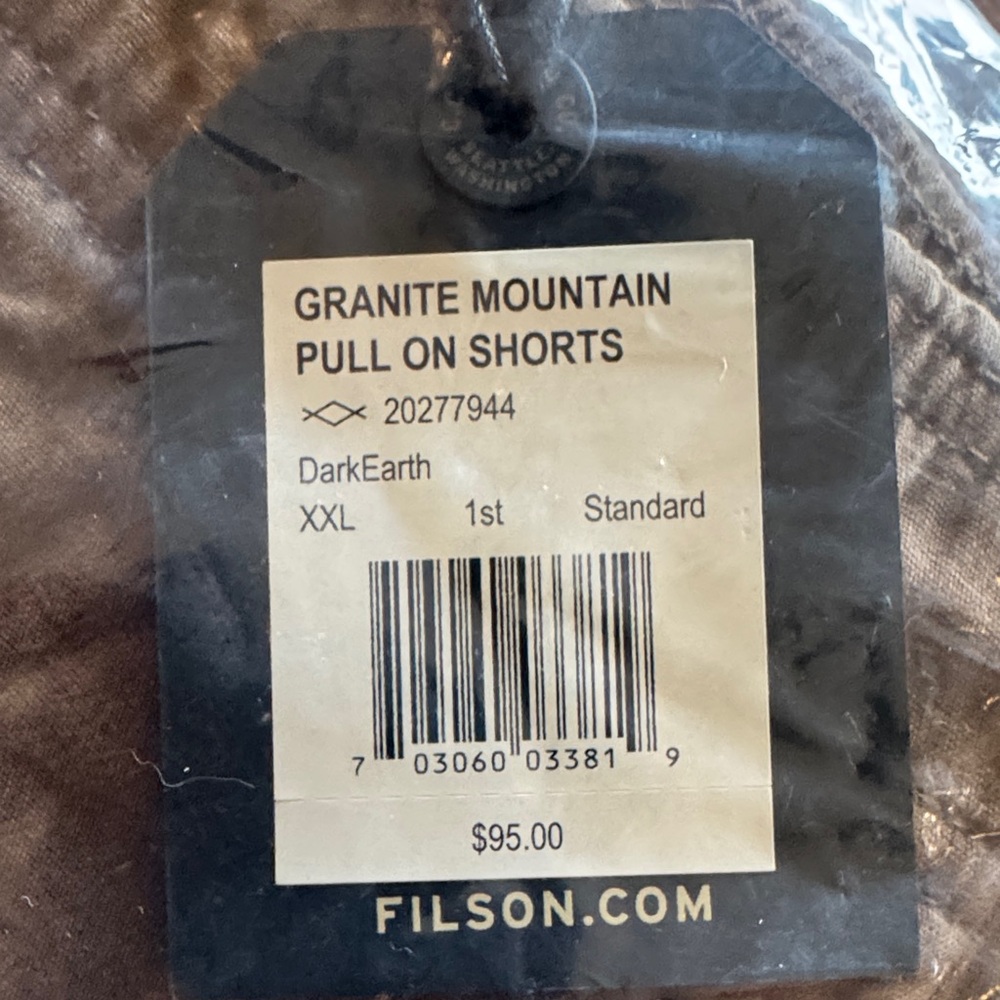 Filson Cargo Shorts - Dark Earth
